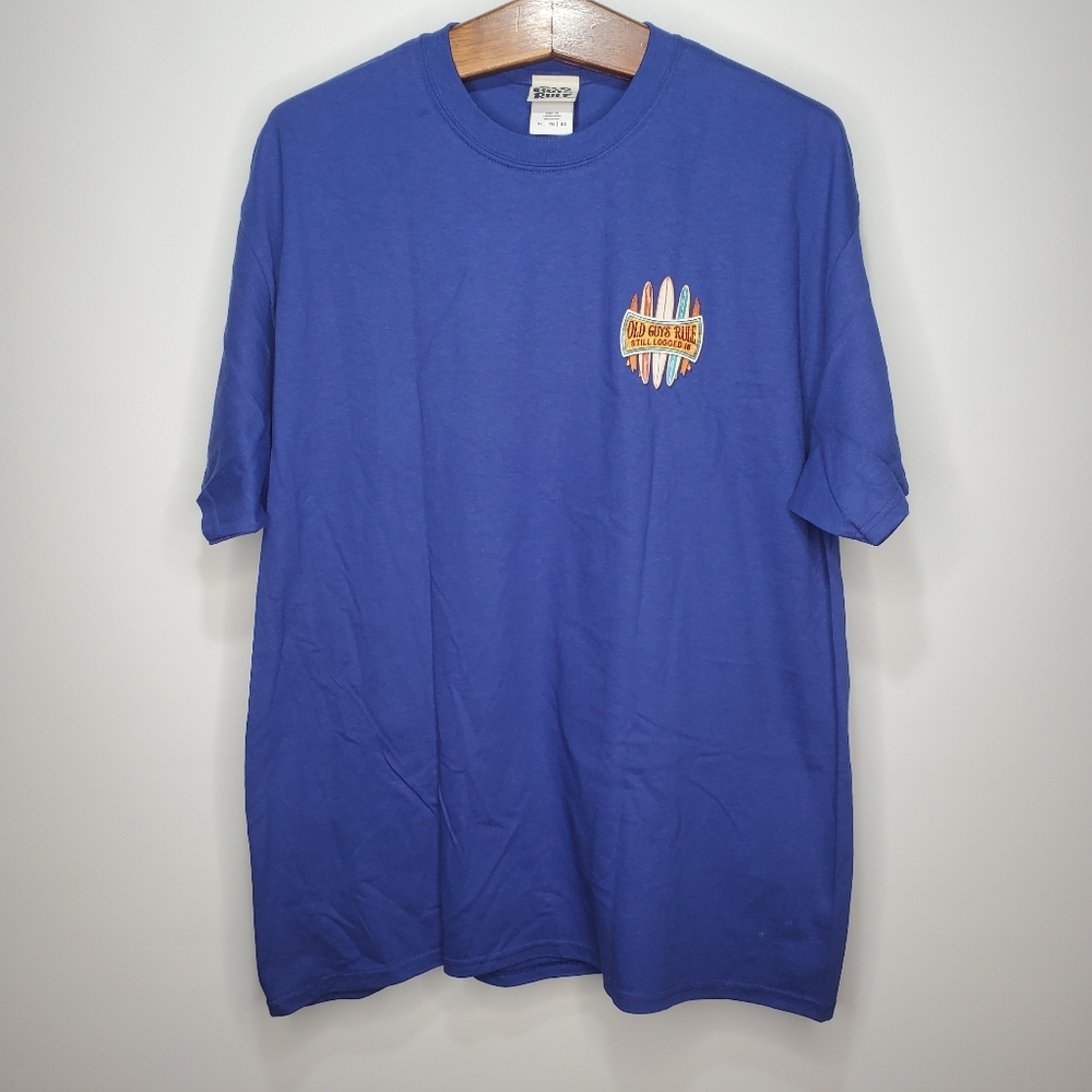 Old Guys Rule "Still Logged In" Tee Men's Size XL